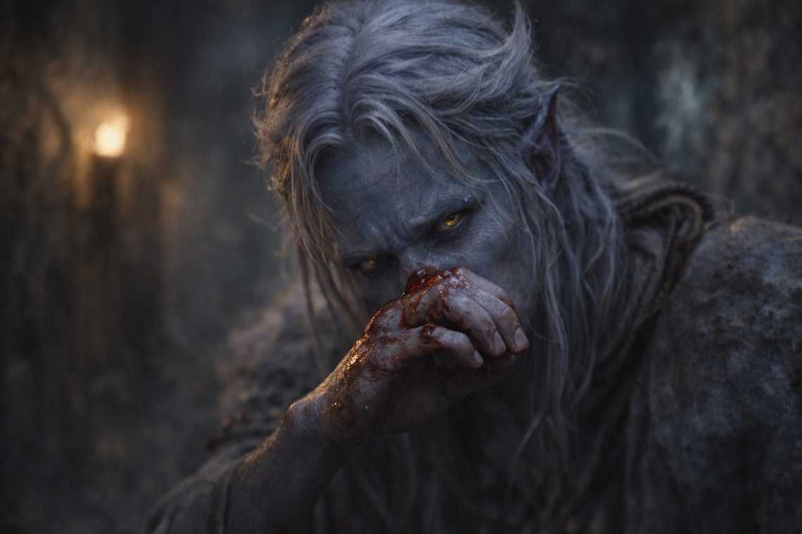 Nosebleed from magical overexertion