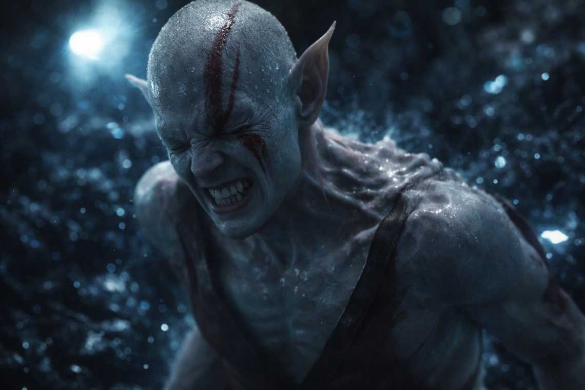 The transformation begins