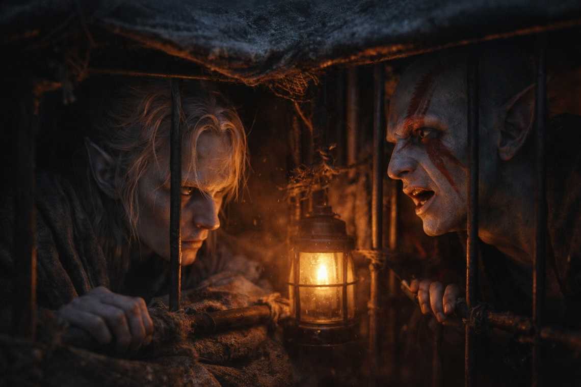 Night stop, the creature speaks