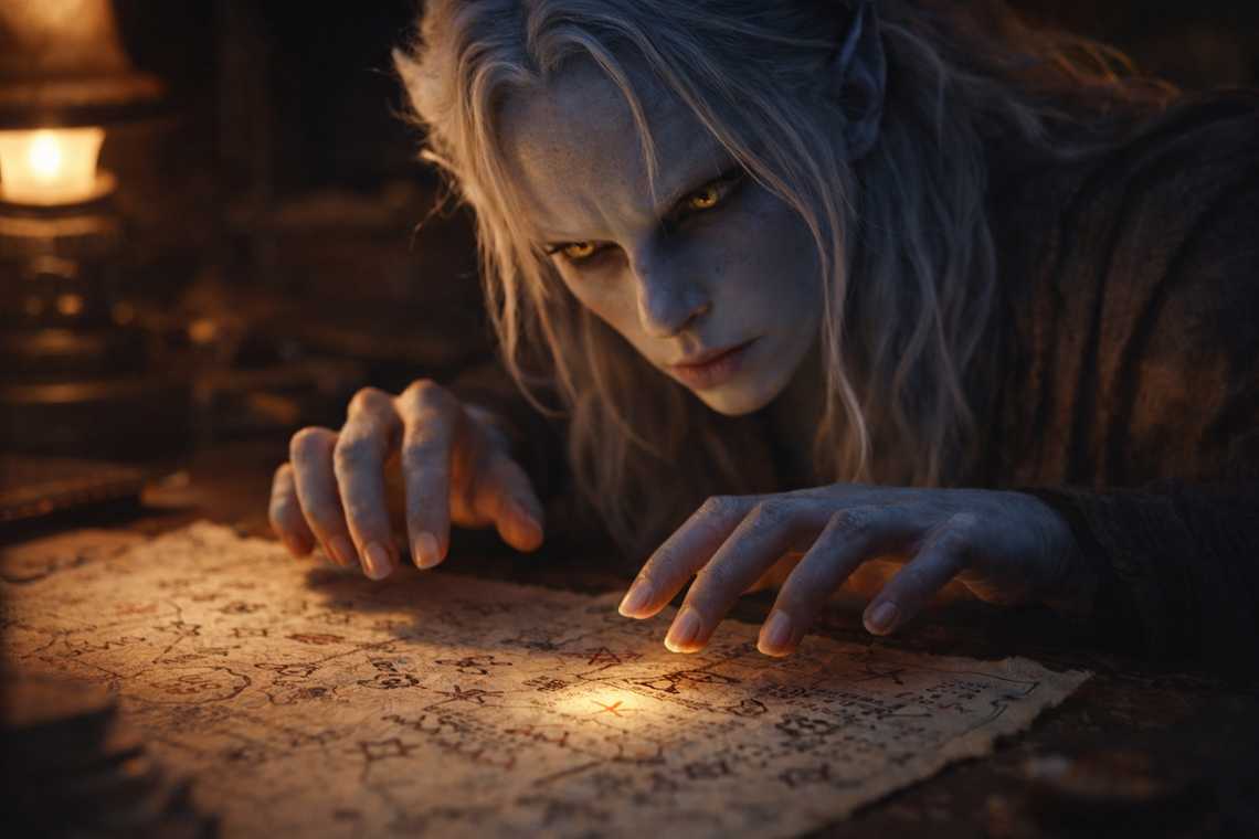 Warning symbols marked across the sea route