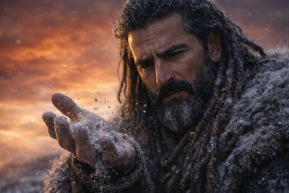 Xandor's ward stone crumbling to dust