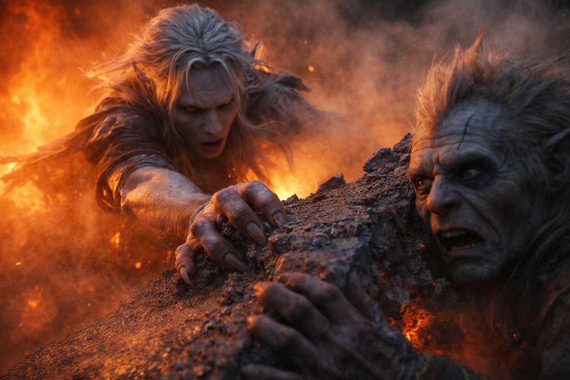 Srietz nearly falling