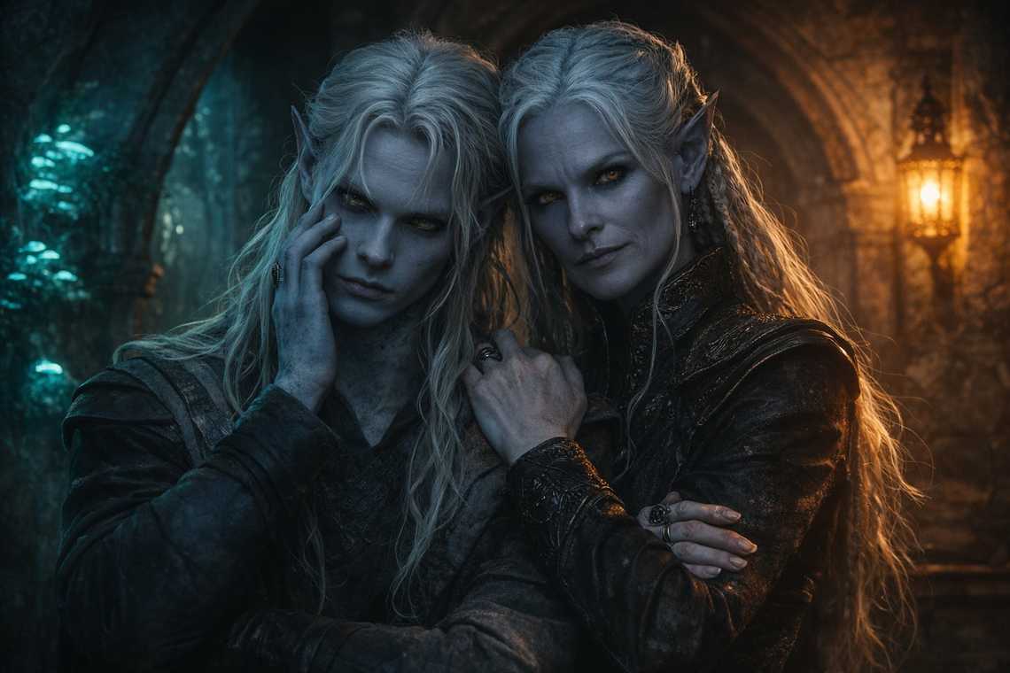 Mother's cold reception in the entry hall