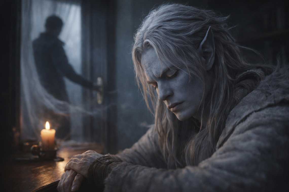 Drusniel sensing Zaelar by airflow