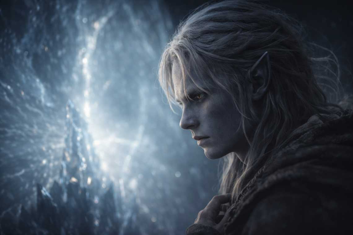 Drusniel's beliefs carrying him forward, true even as they lead to catastrophe