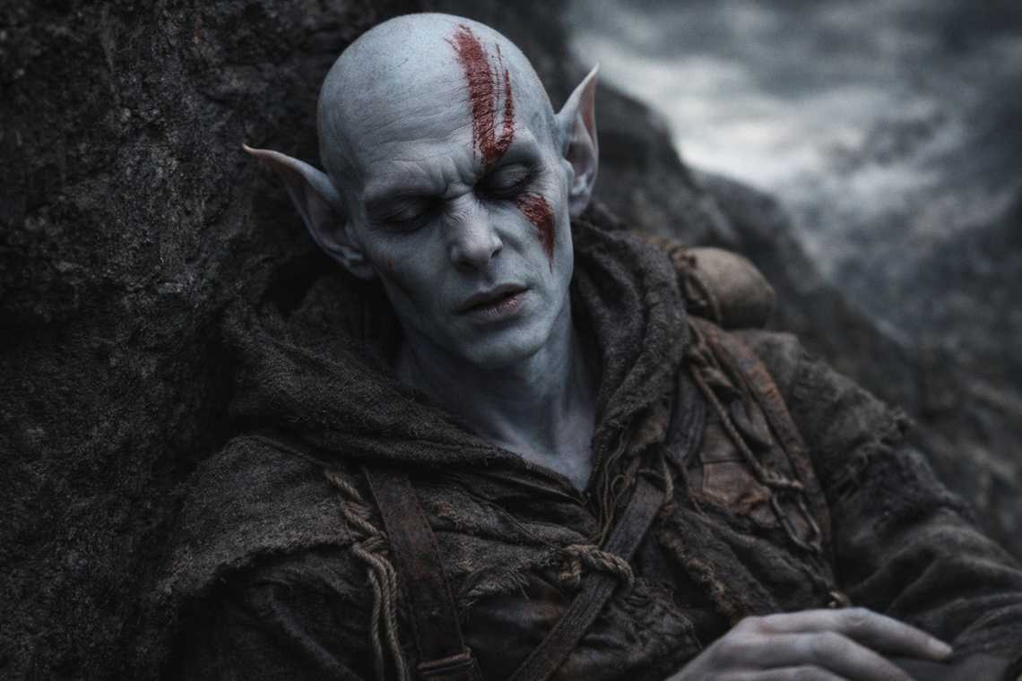 Elion absent, eyes unfocused, listening to the Sage