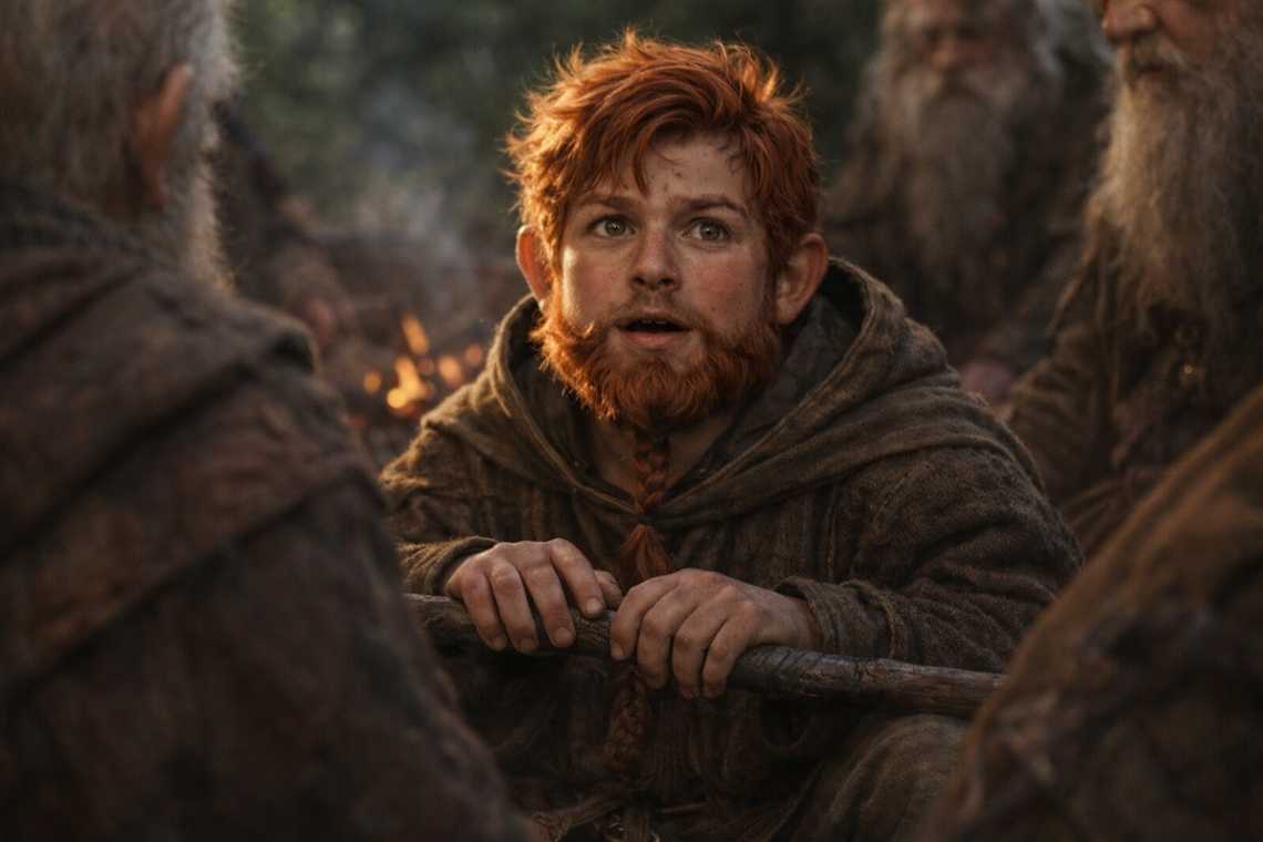 Balin asks the question while they wait for an answer