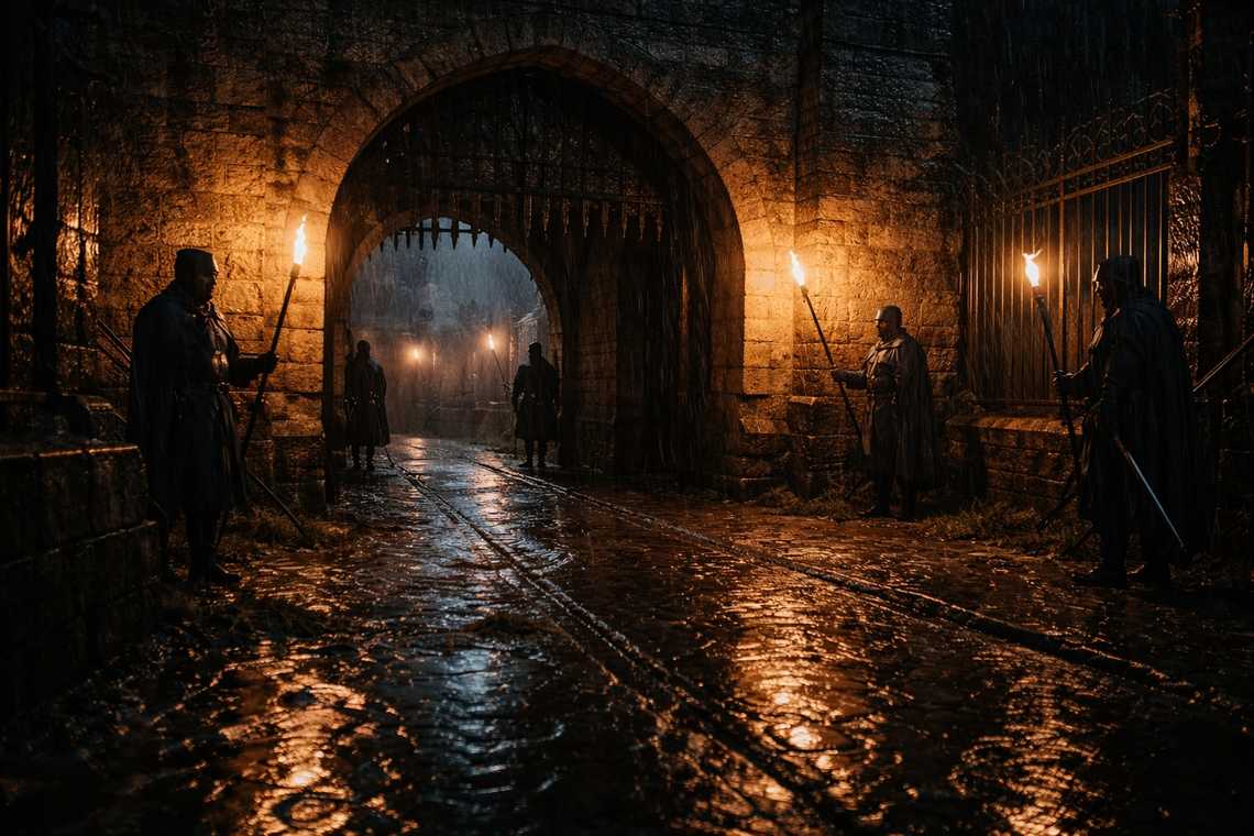 Blocked roads out of Riverhold