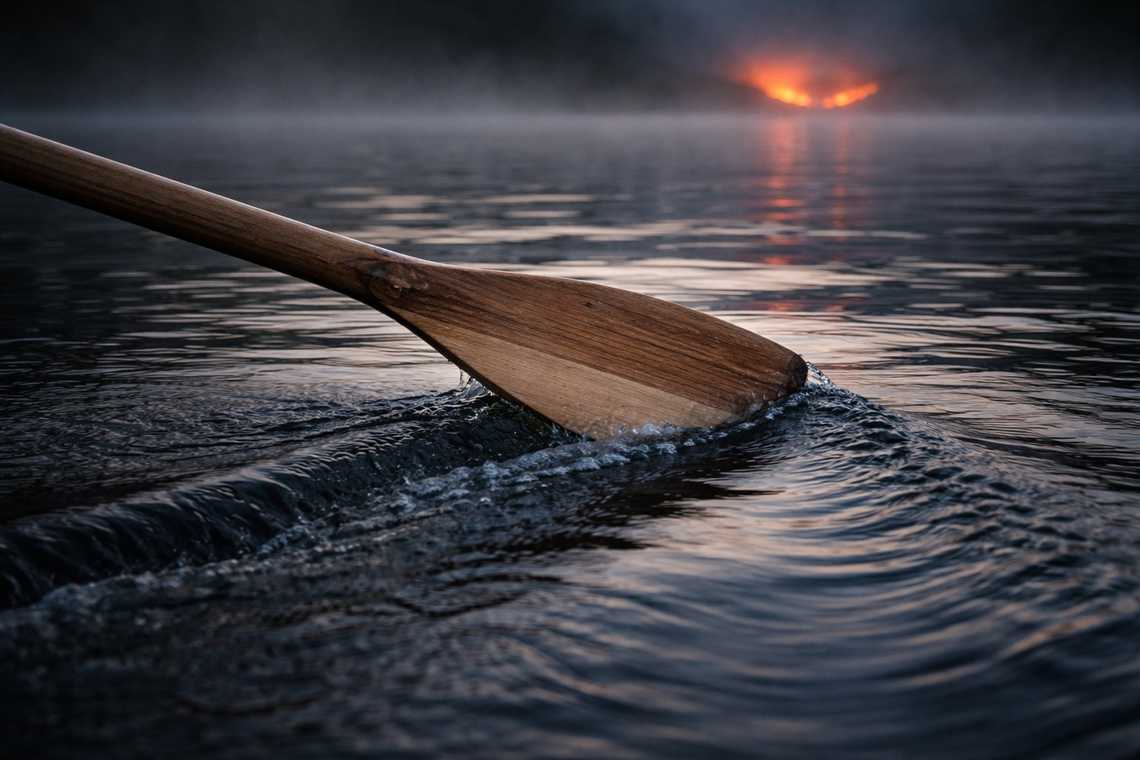 Water beginning to behave normally around the boat