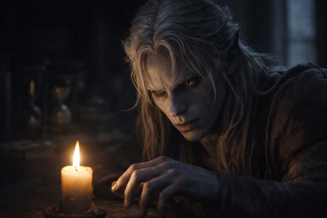 A lesson in stillness by candlelight