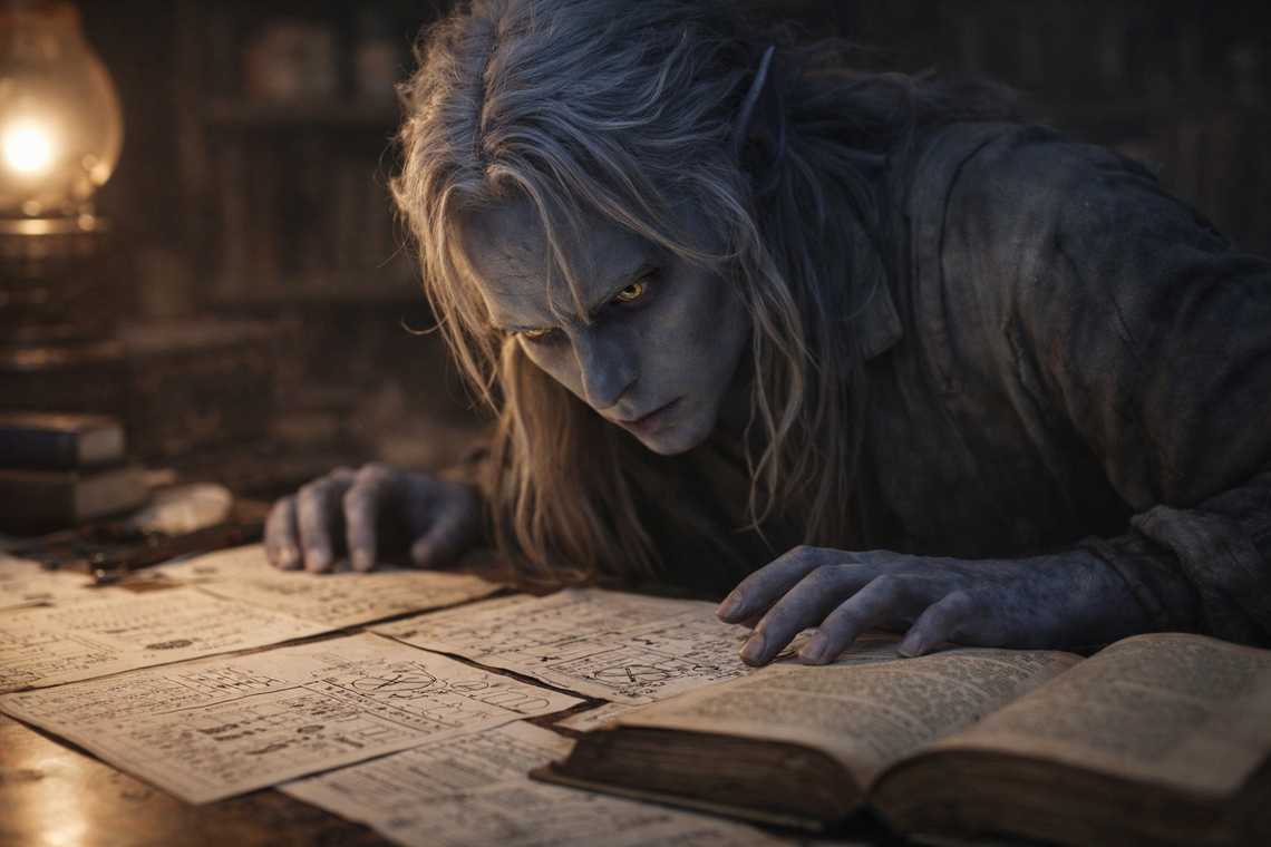 Misfiled note on the table