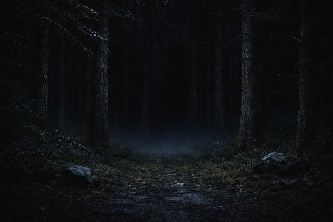 Árboles oscuros de Grukmar guardan un silencio amenazante