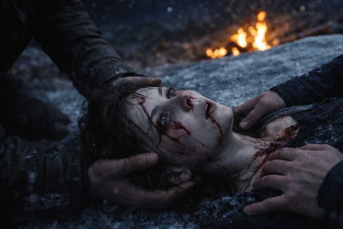 Maris seizing on the icy stone