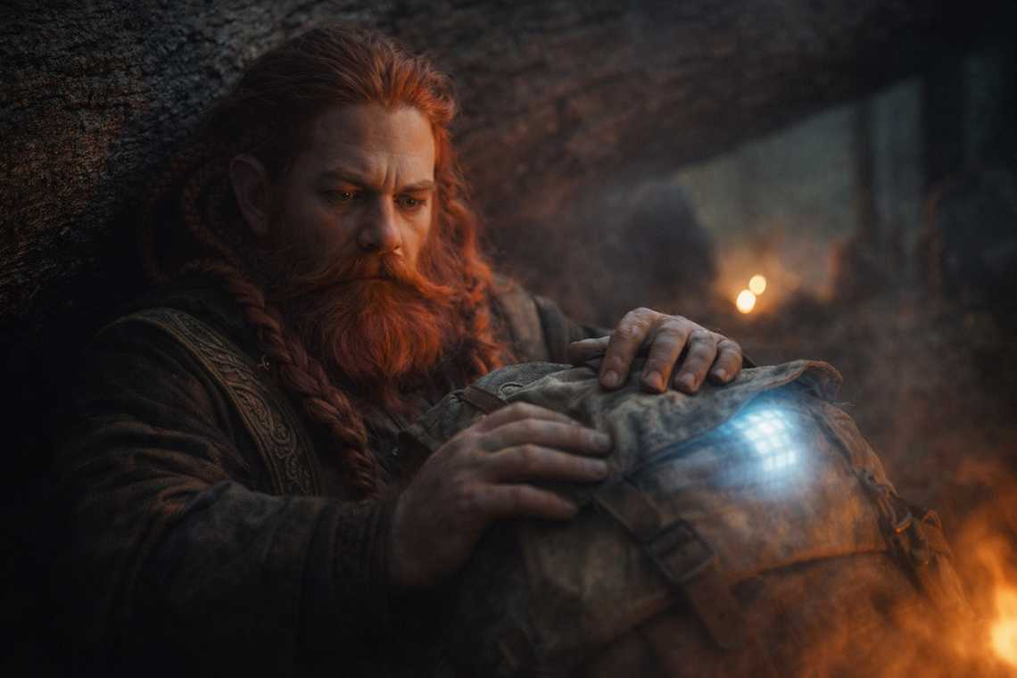 Dulint watching the Beacon glow