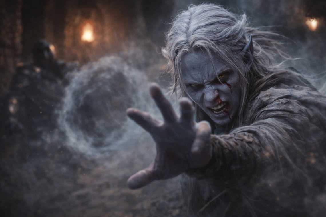 Air magic used in self-defense