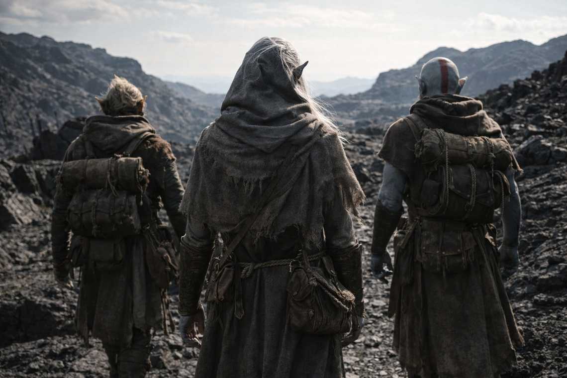 Walking through a narrower gap