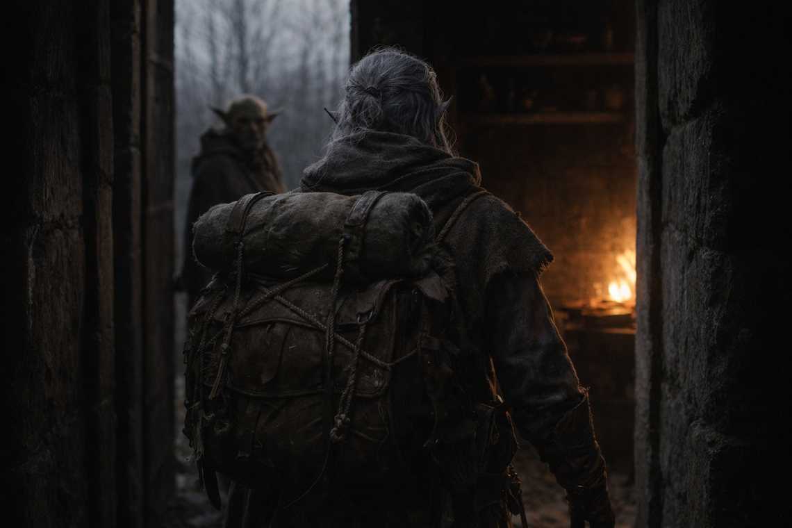 Drusniel enters tower