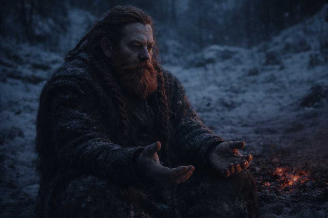 Dulint left alone by the dead fire