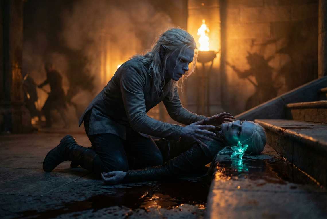 Running blind through grief and smoke