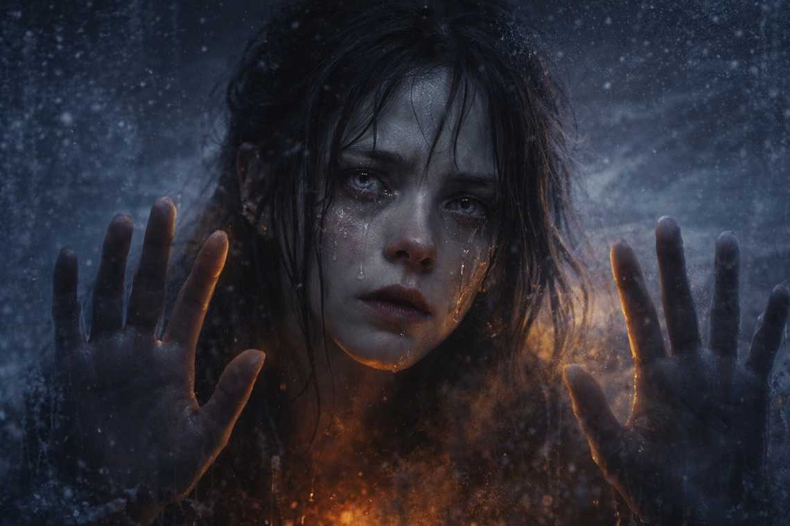 Maris watches helplessly as the vision fades, leaving her behind