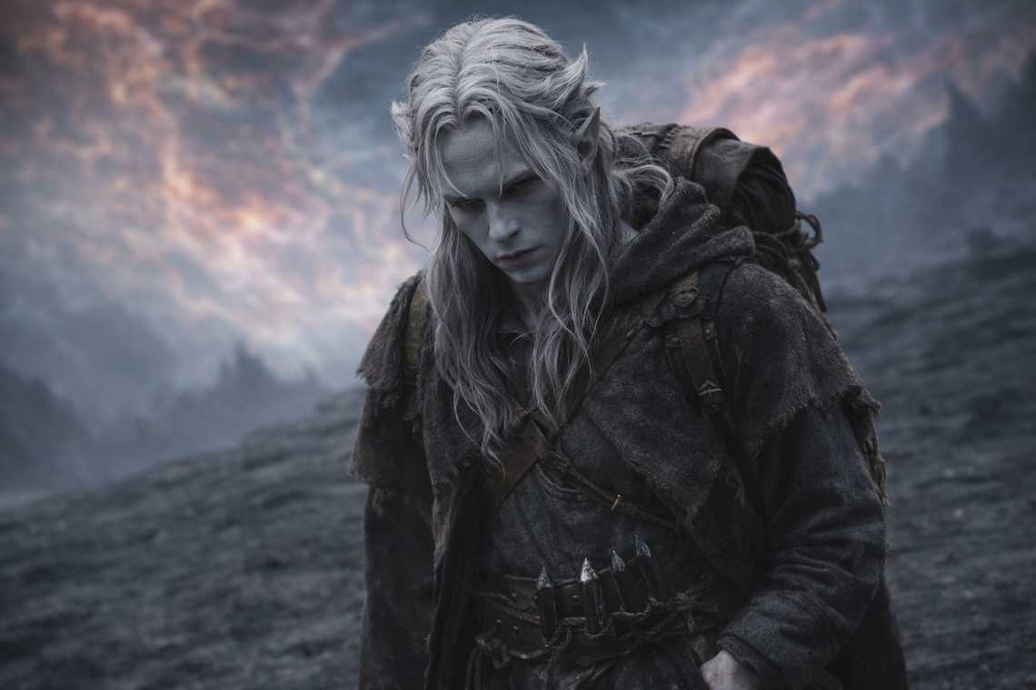 Drusniel counting facts while walking east