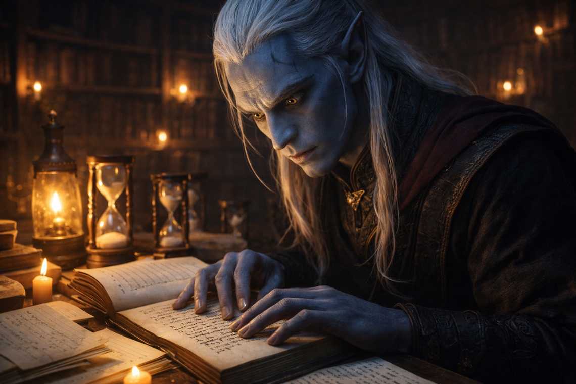 Ancient library stacks