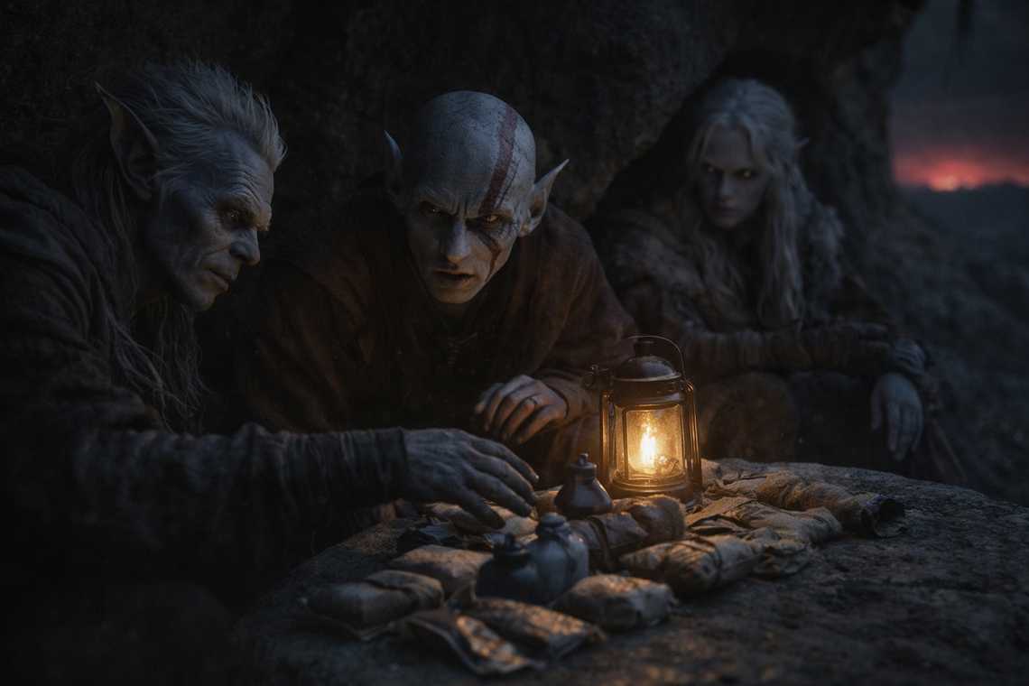 Srietz organizes guard rotation and supplies in neat rows