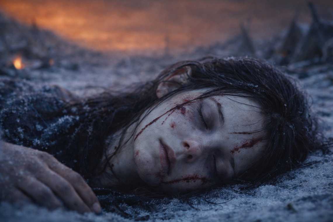 Maris lying still on the ground