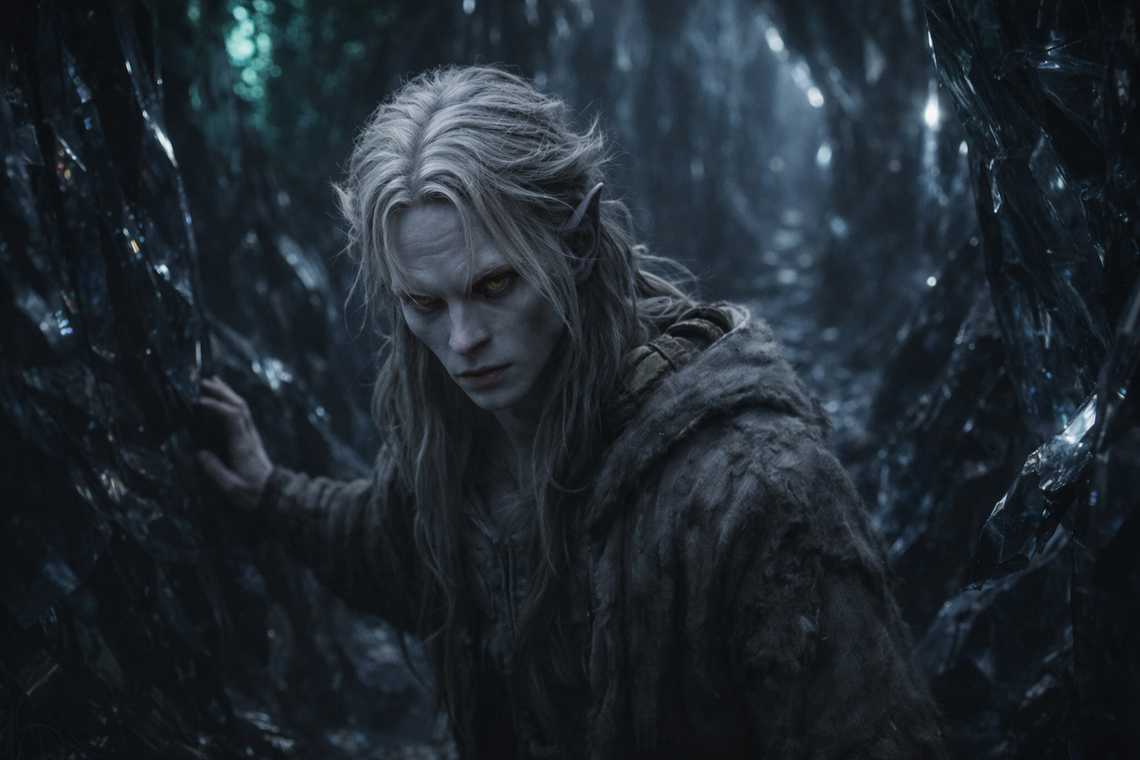 Drusniel explores the deeper passage alone