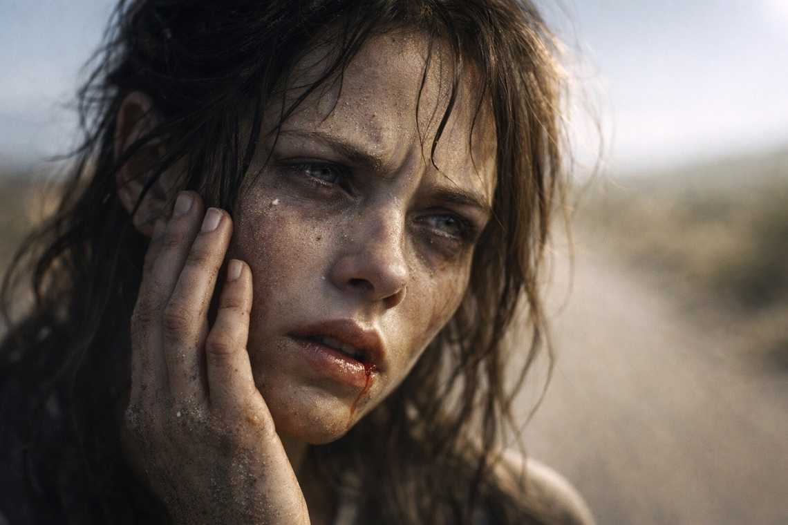 Maris grounding herself through pain