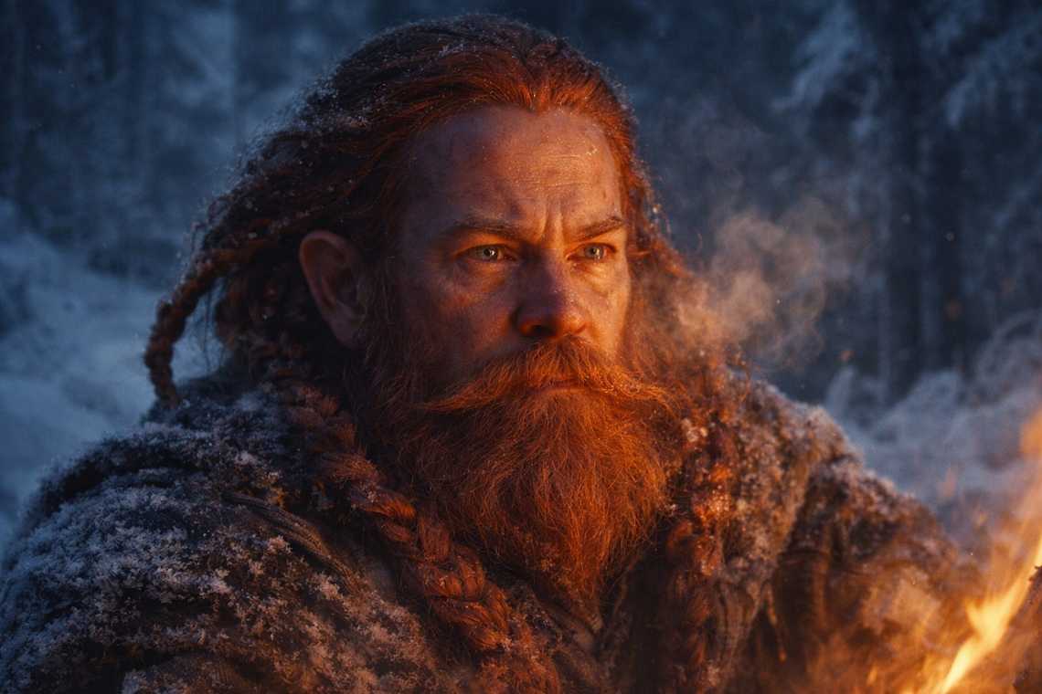 Dulint's guarded eyes catch the firelight and return it flat