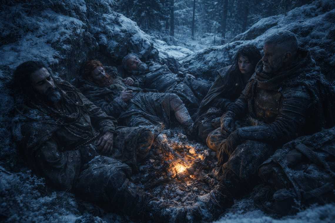 wounded camp moonlight