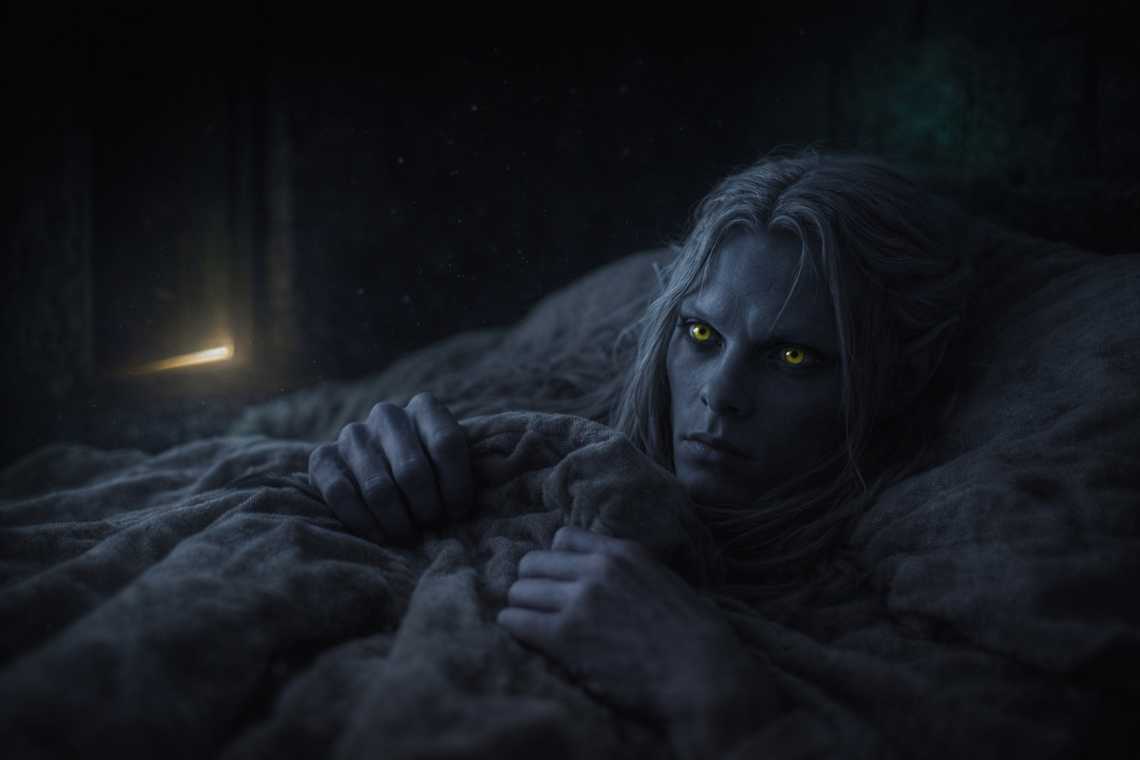 Sleepless night in Drusniel's dark room