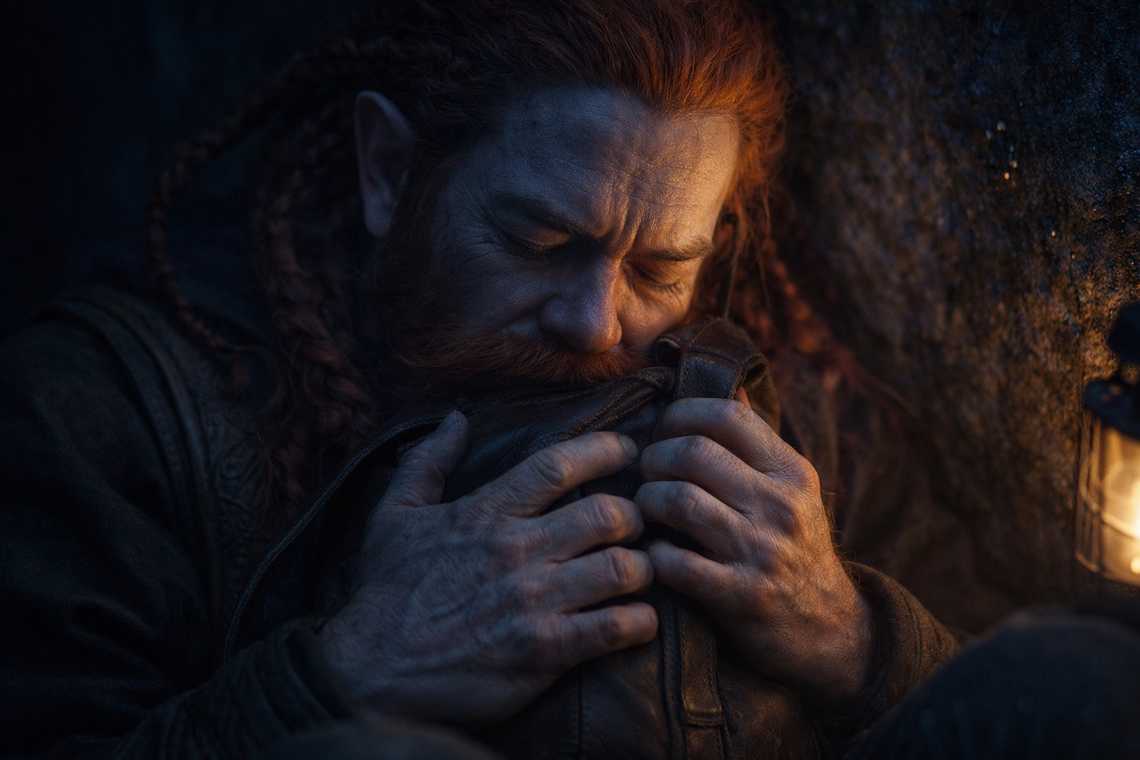 Dulint broken and aged by the burden he carries