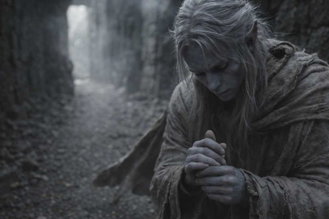 Drusniel walking home while counting steps