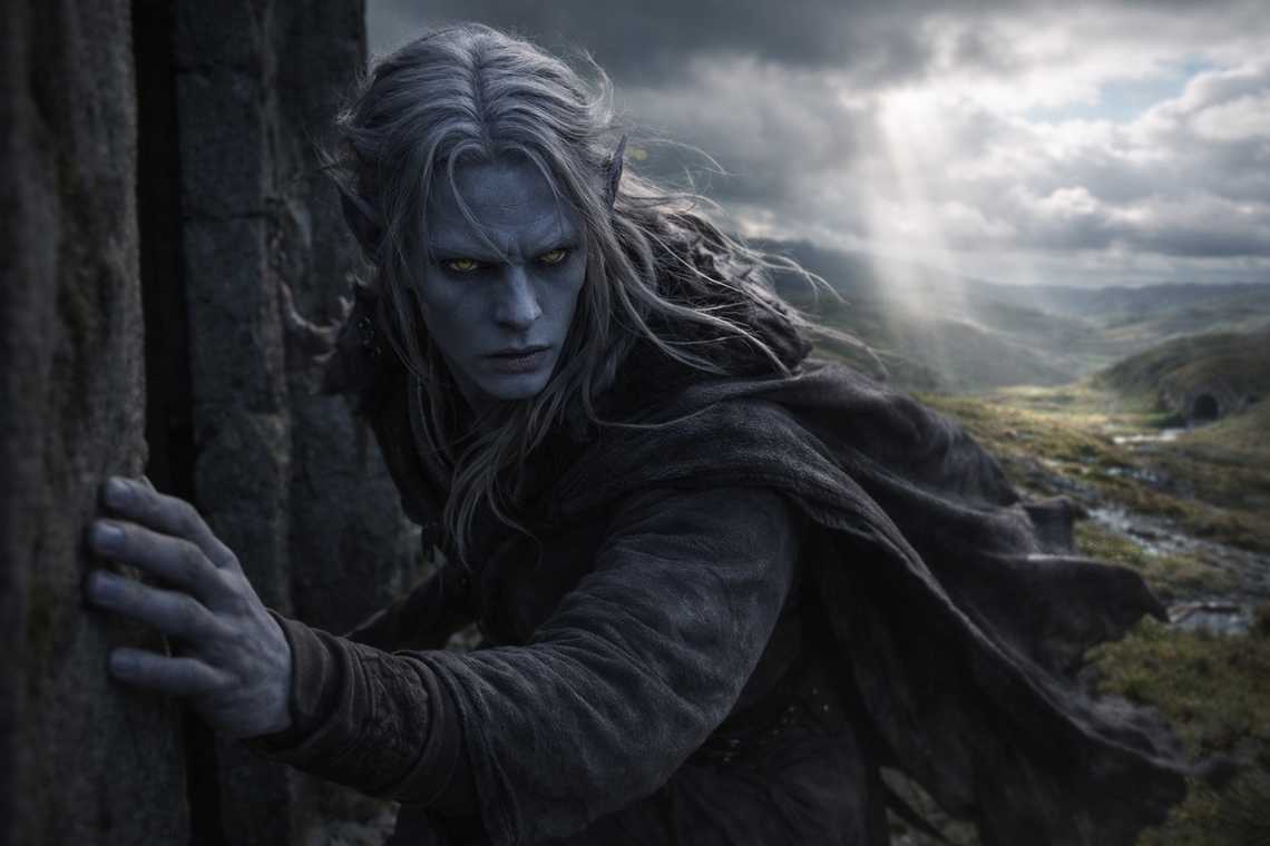 Leaving the tower for the surface path