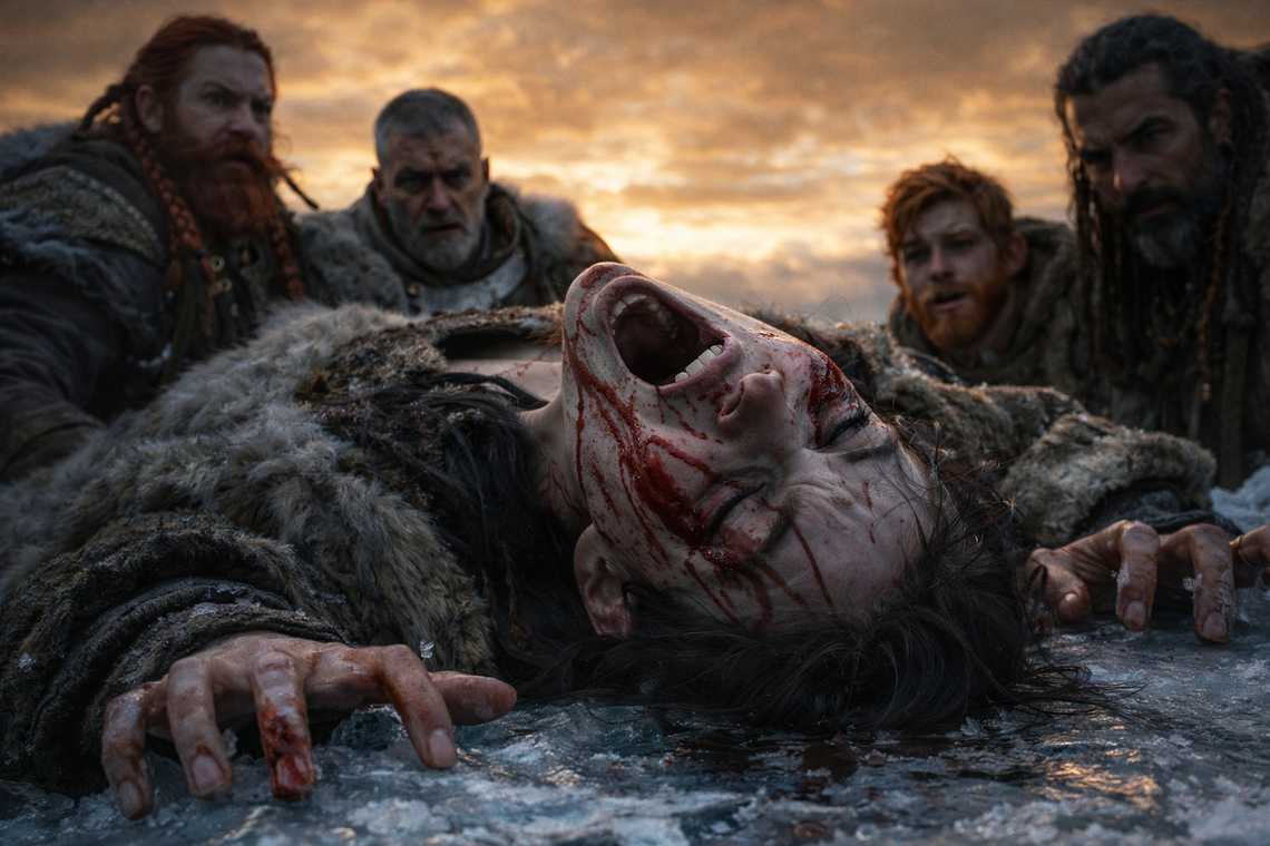 Maris screaming, the thread dying, the signal overloading the wire in its final instant