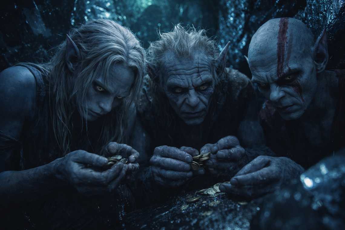 Obsidian caves swallowing sound and light