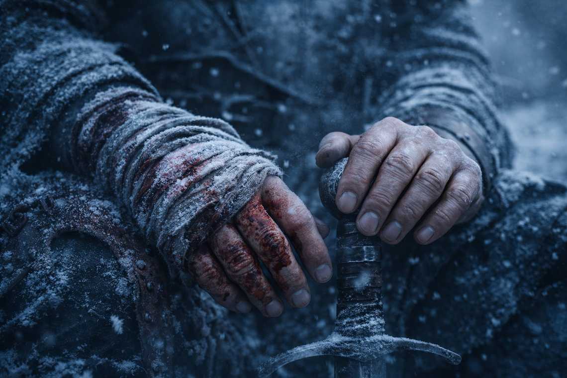 aldric bloodied hands