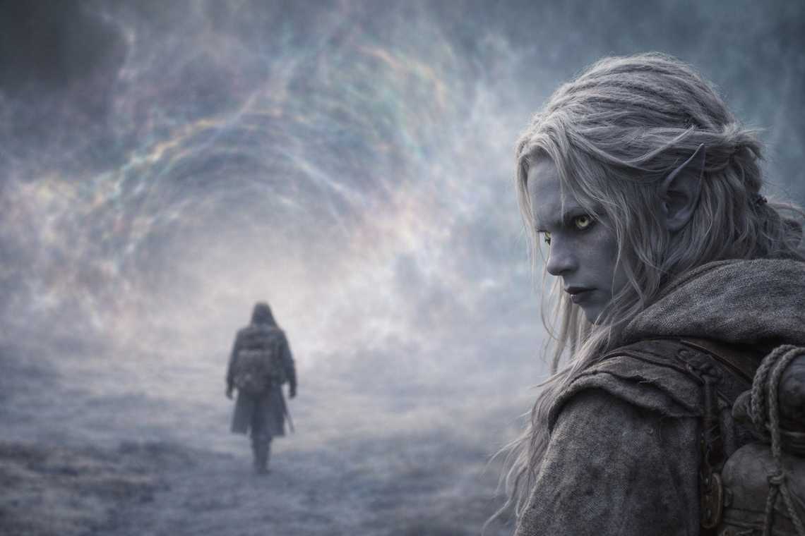 The barrier distortion close, inevitable, waiting