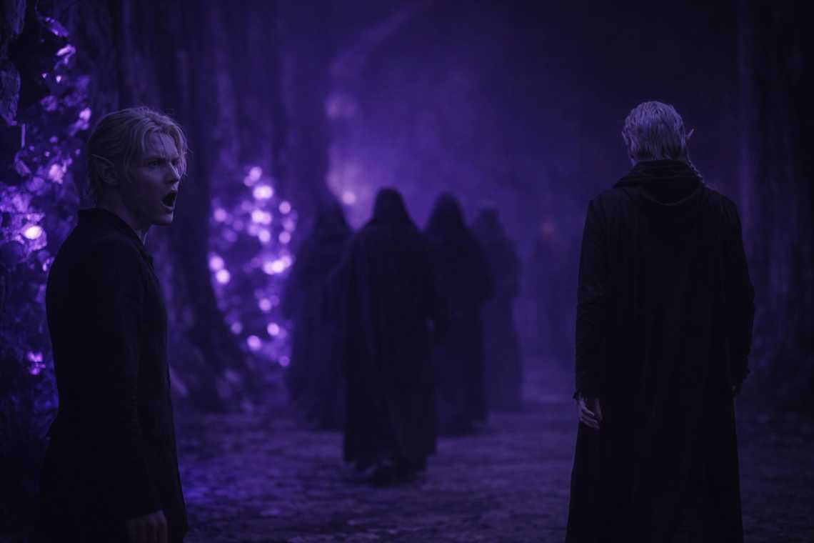 Annariel watches in pure horror as Drusniel fails