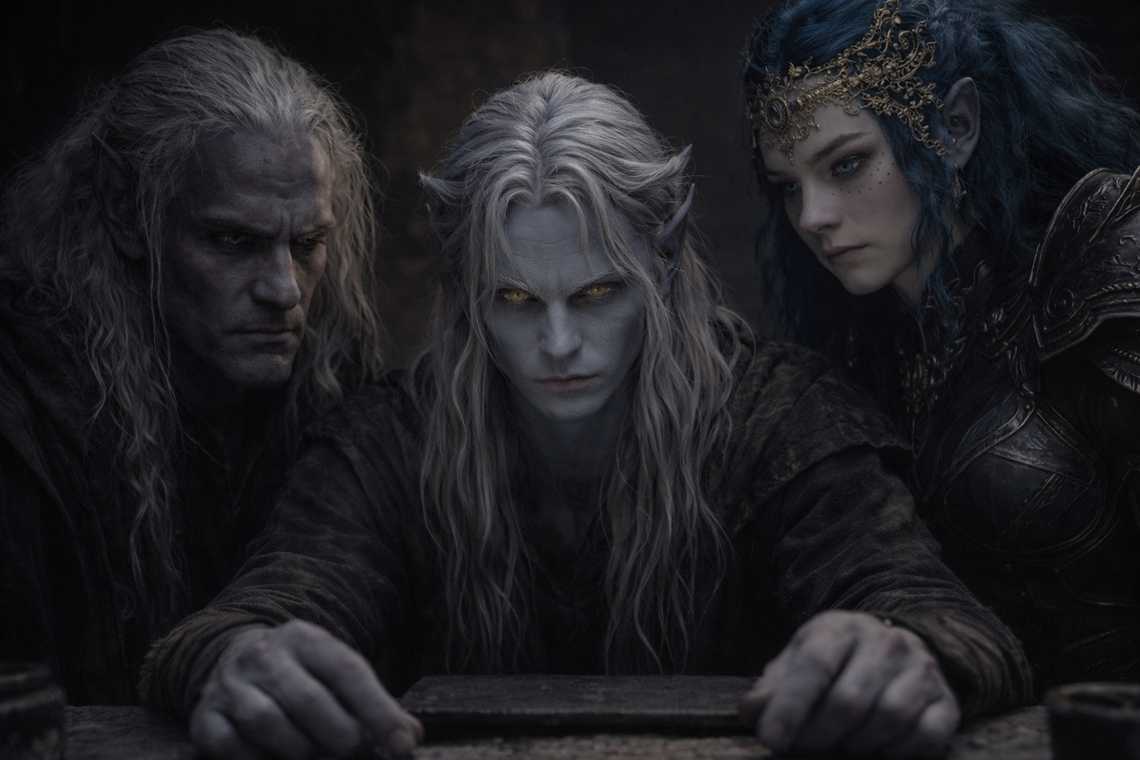 Drusniel between them