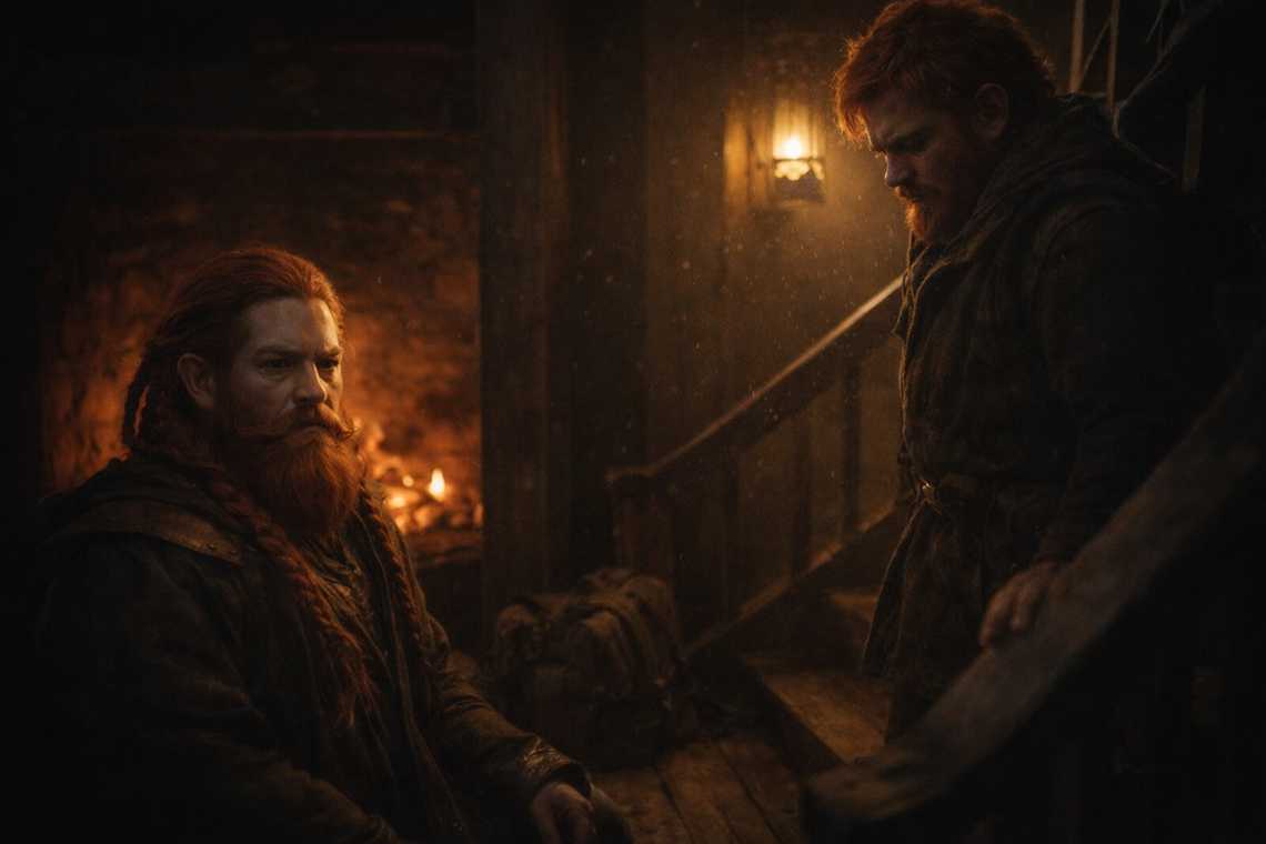 Balin comes downstairs with concern