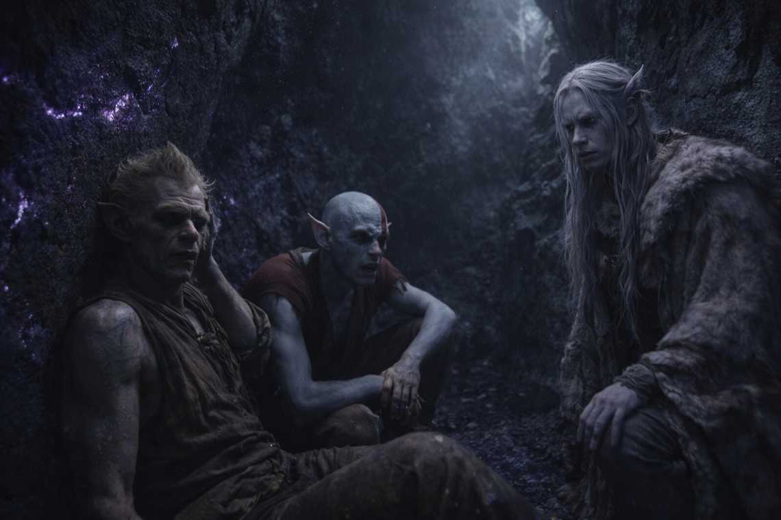 A cavern where something else lives, safe until dawn