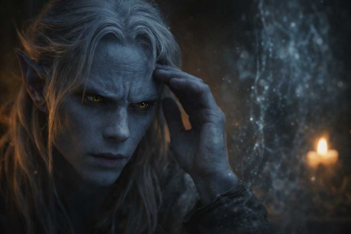 Distorted voice warning in the night