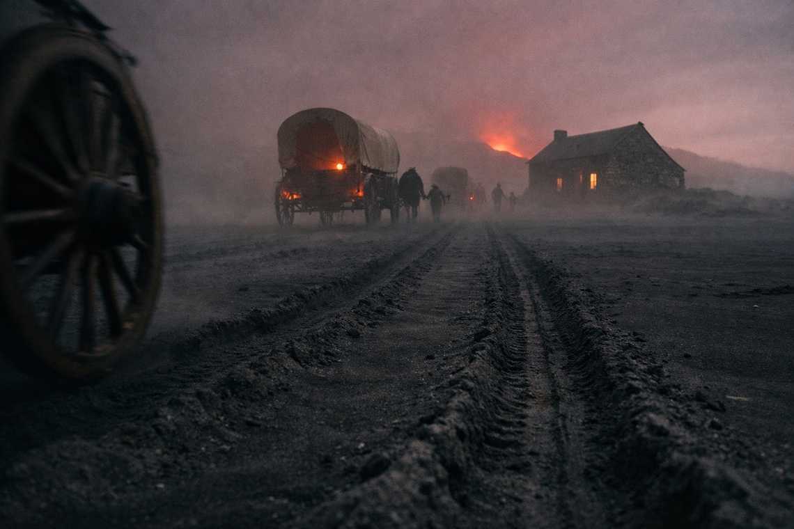 Caravan arrives early