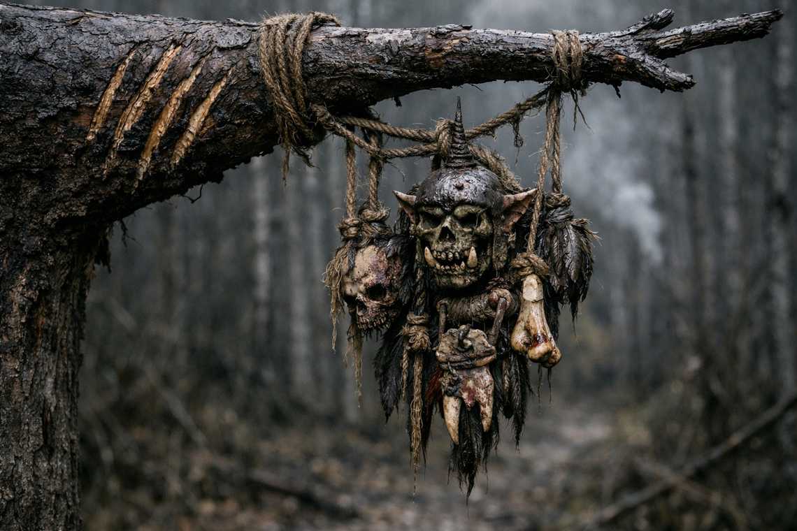 Signs of Grukmar patrol activity