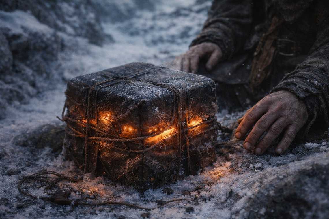 Maris with a blood-packed nose in the cold