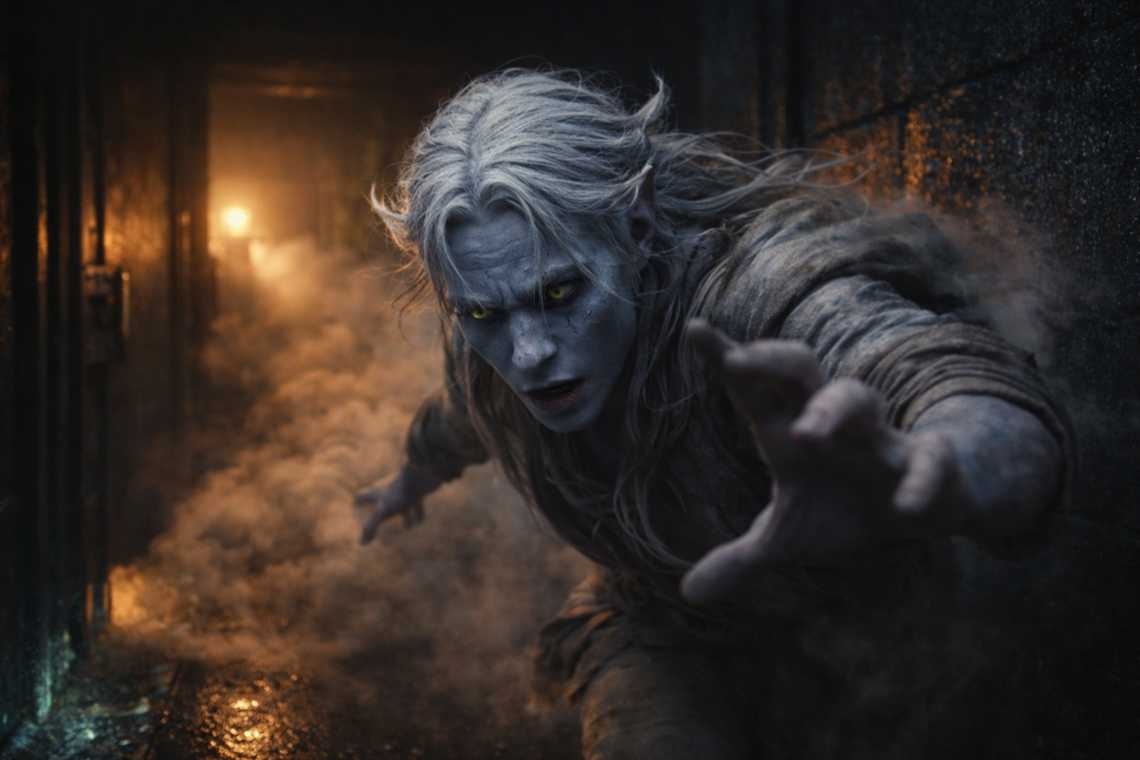 Smoke seeping under the door