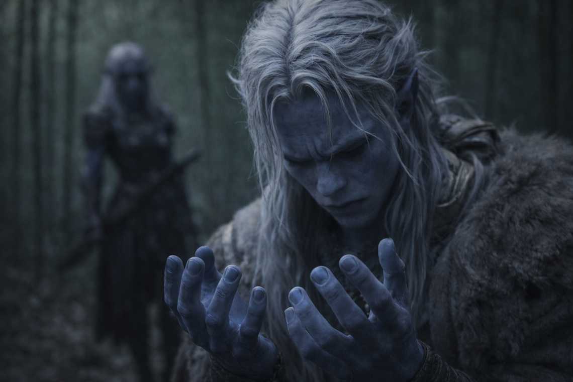 Drusniel wrestles with the failure of his magic